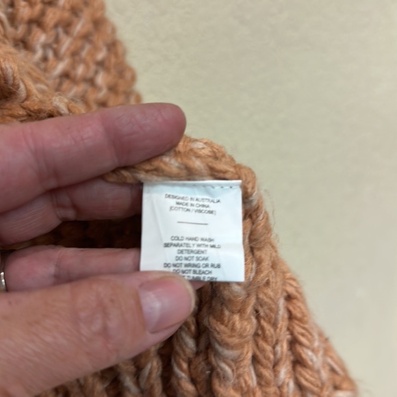 Paperheart Australian boho chunky knit cardigan sweater size S/M - Picture 5 of 6